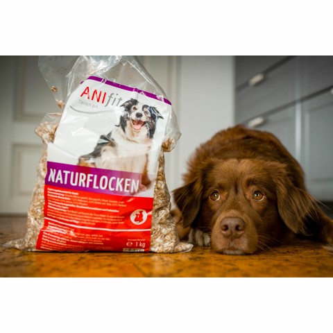 Hund B.A.R.F. Flocken Hundefutter Naturflocke 1 kg 1 Stück -4- Anifit